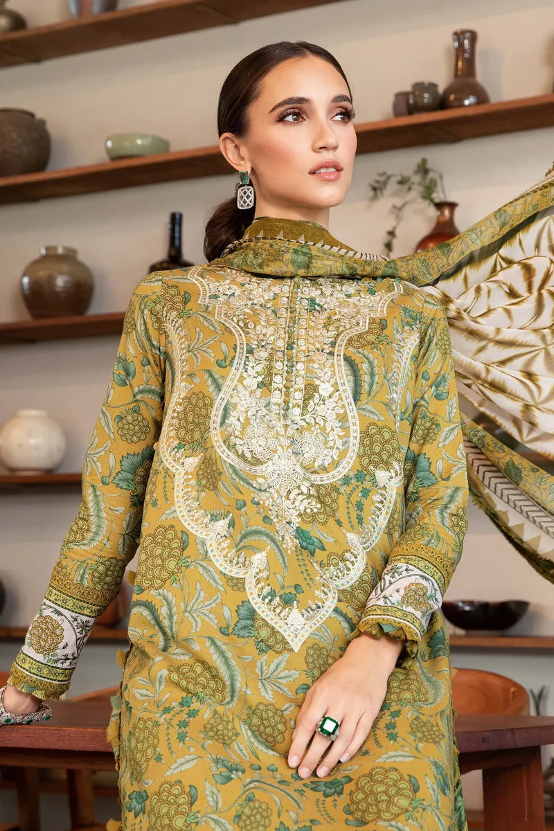 3 Piece Printed Lawn Suit | MPT-2513-B