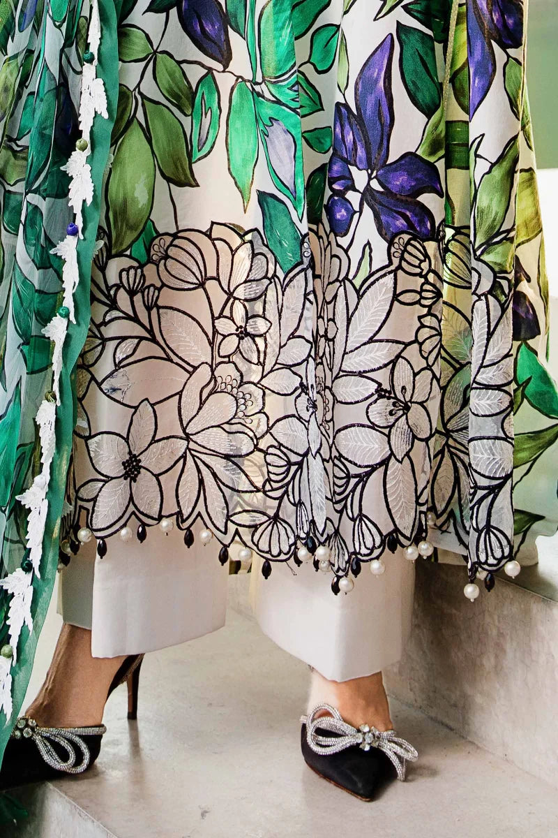 3 Piece Printed Lawn Suit | MPT-2505-A