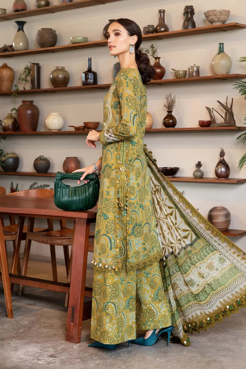 3 Piece Printed Lawn Suit | MPT-2513-B