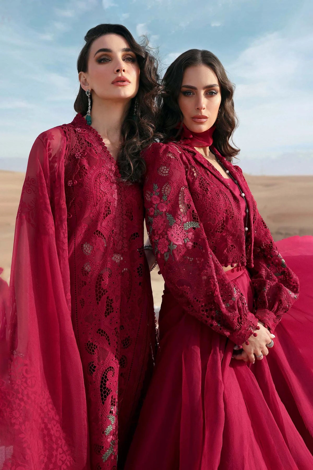 3 Piece Embroidered Lawn Suit | D-2504-A