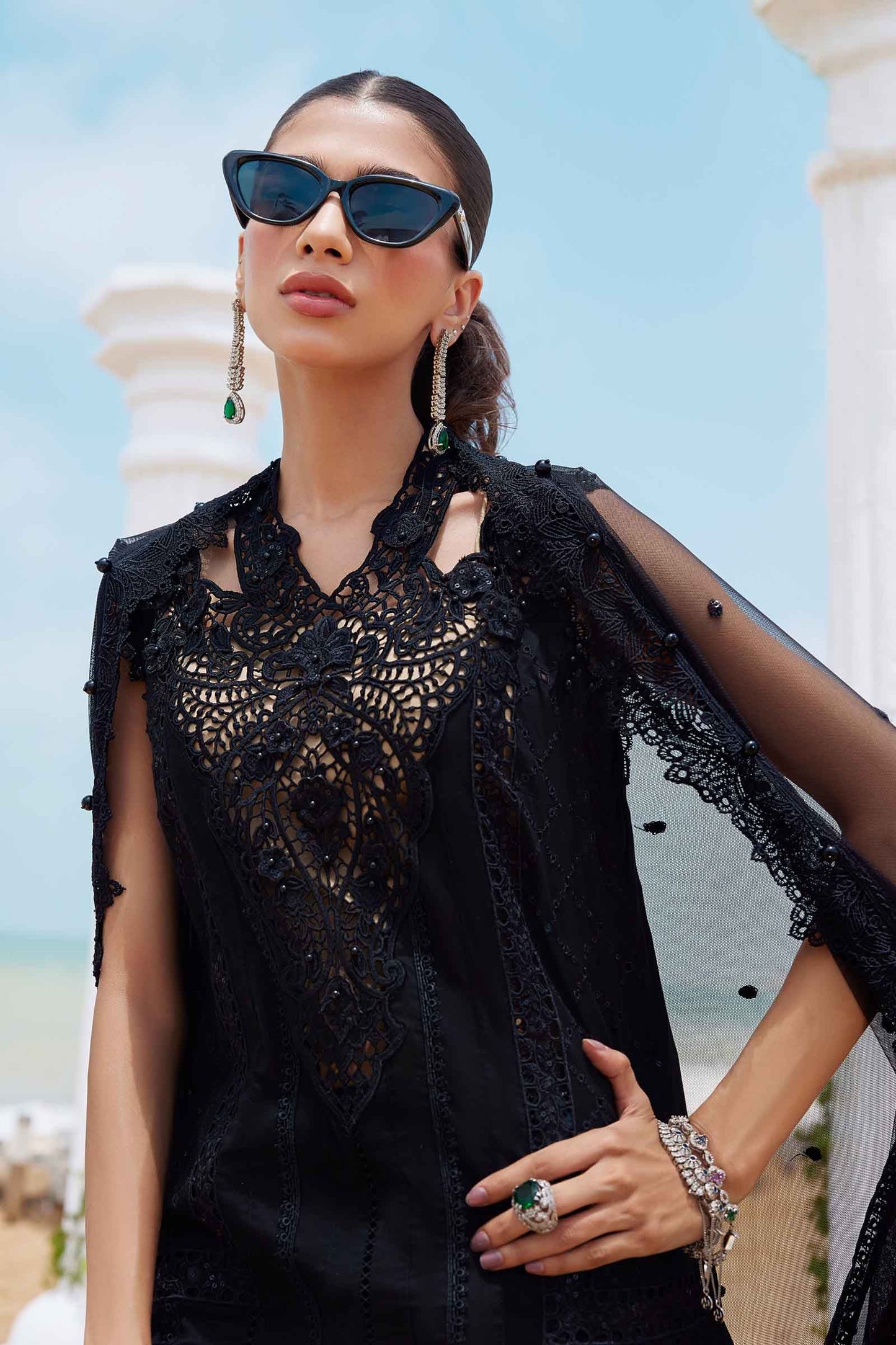 3 Piece Unstitched Embroidered Lawn Suit | EID LAWN-25-01