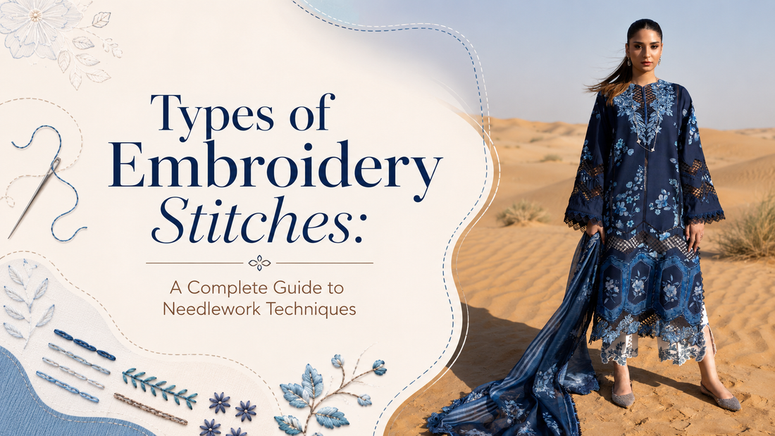Types of Embroidery Stitches