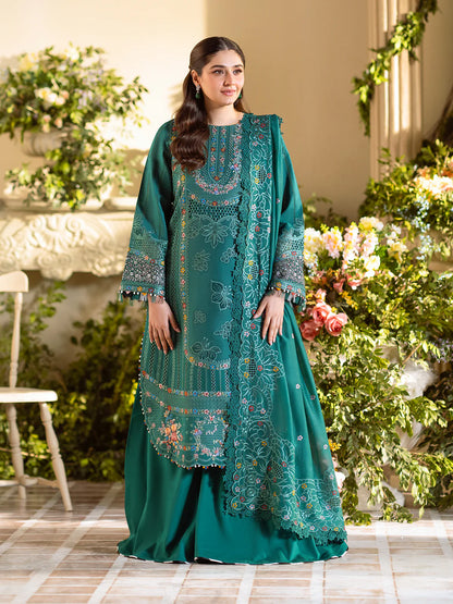 102 - A | 3 PC Luxury Lawn Suit – Classic & Chic | Tayaba