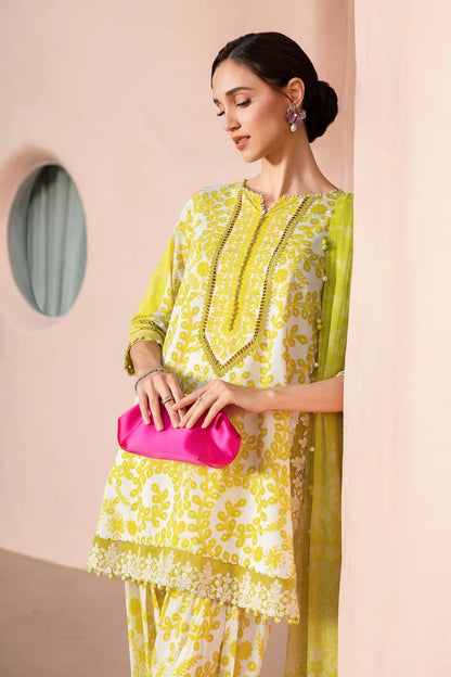 3 Piece Printed Lawn Suit | MPT-2504-A