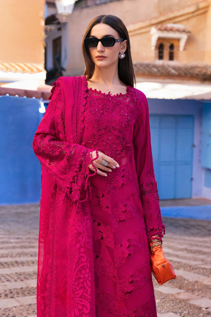 3 Piece Embroidered Lawn Suit | D-2508-A