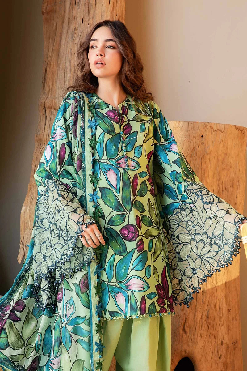 3 Piece Printed Lawn Suit | MPT-2505-B