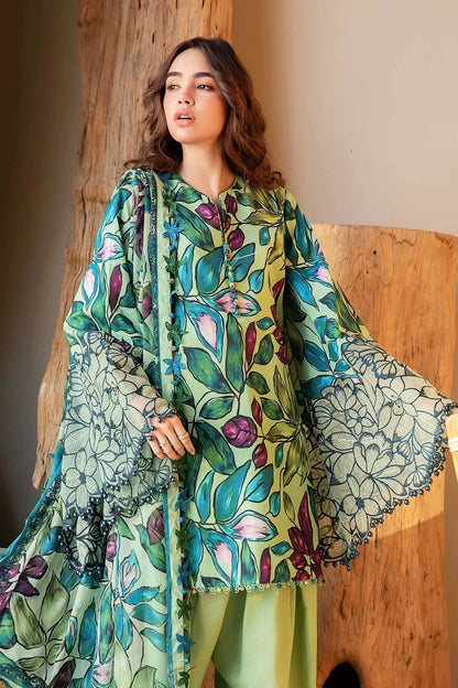 3 Piece Printed Lawn Suit | MPT-2505-B