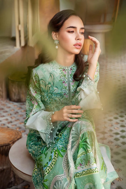3 Piece Printed Lawn Suit | MPT-2514-A