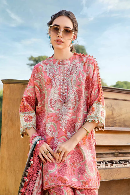 3 Piece Printed Lawn Suit | MPT-2513-A