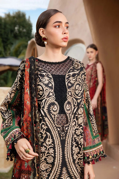 3 Piece Printed Lawn Suit | MPT-2512-B