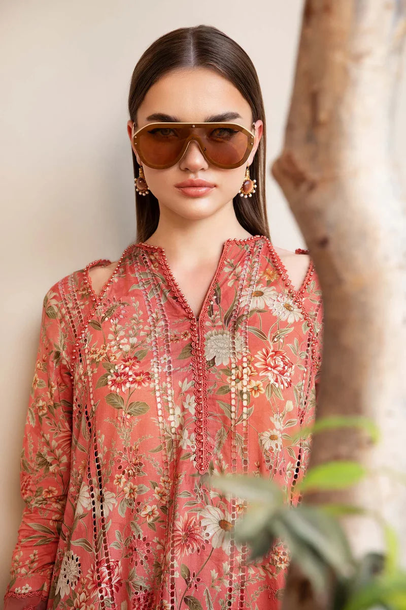 3 Piece Printed Lawn Suit | MPT-2508-A
