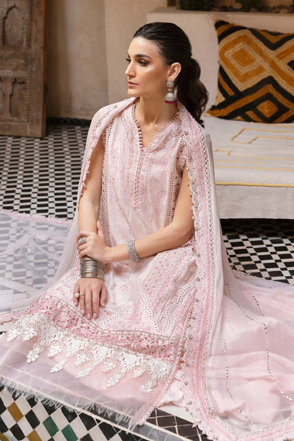 3 Piece Embroidered Lawn Suit | D-2511-A