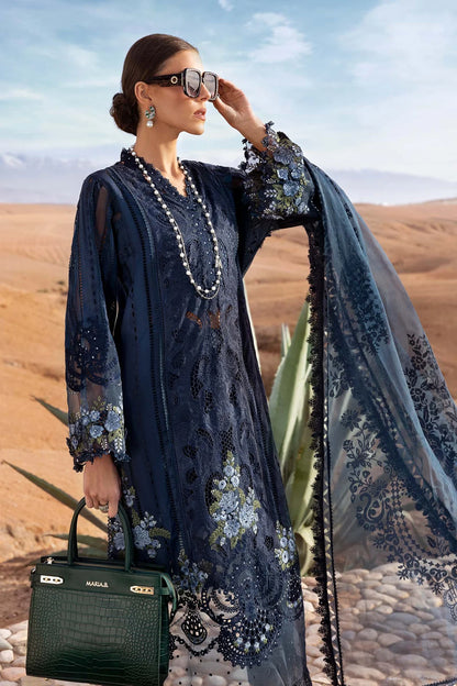 3 Piece Embroidered Lawn Suit | D-2504-B