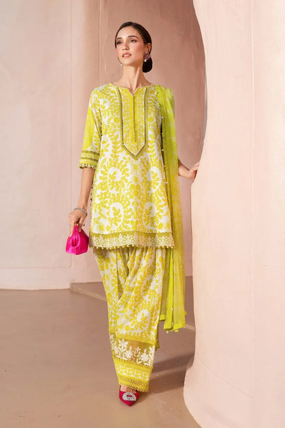 3 Piece Printed Lawn Suit | MPT-2504-A