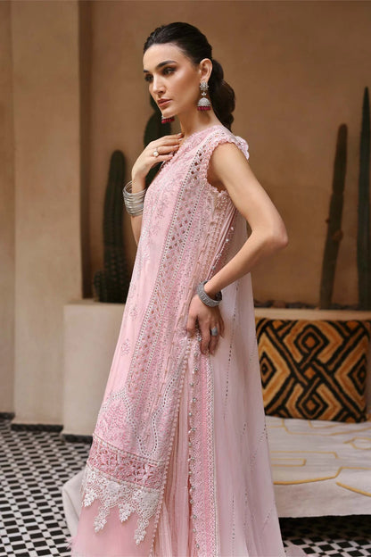 3 Piece Embroidered Lawn Suit | D-2511-A
