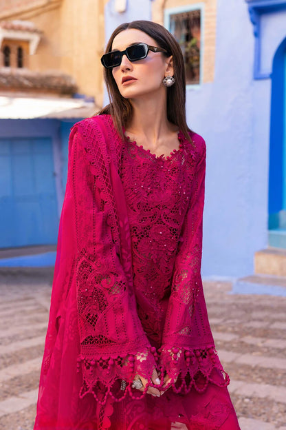 3 Piece Embroidered Lawn Suit | D-2508-A