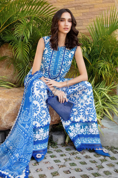 3 Piece Printed Lawn Suit | MPT-2504-B