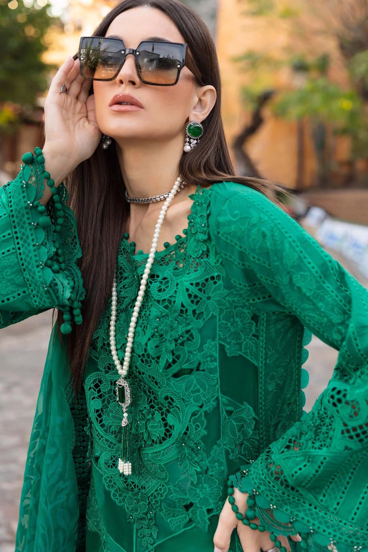 3 Piece Embroidered Lawn Suit | D-2508-B