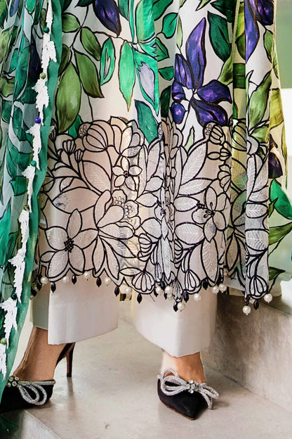 3 Piece Printed Lawn Suit | MPT-2505-A