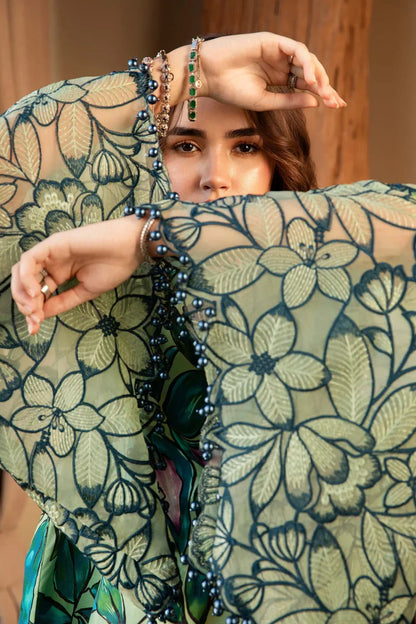 3 Piece Printed Lawn Suit | MPT-2505-B