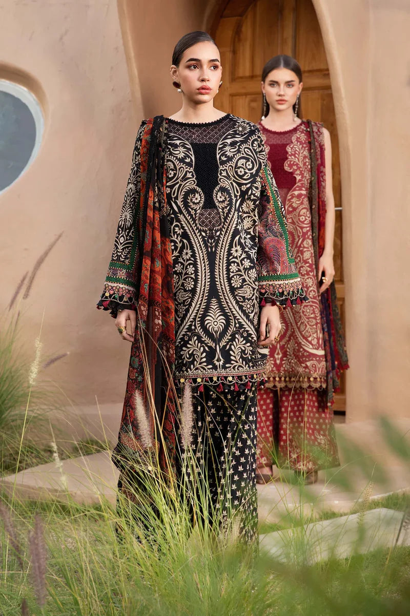 3 Piece Printed Lawn Suit | MPT-2512-B