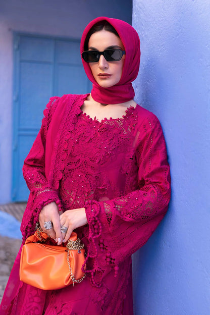 3 Piece Embroidered Lawn Suit | D-2508-A