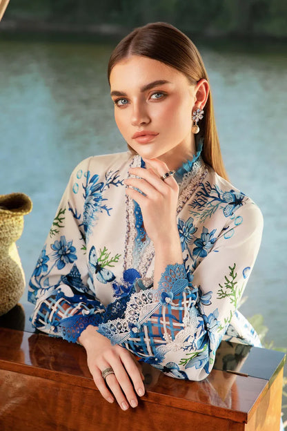 3 Piece Printed Lawn Suit | MPT-2510-B