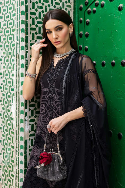 3 Piece Embroidered Lawn Suit | D-2512-B