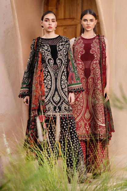 3 Piece Printed Lawn Suit | MPT-2512-B