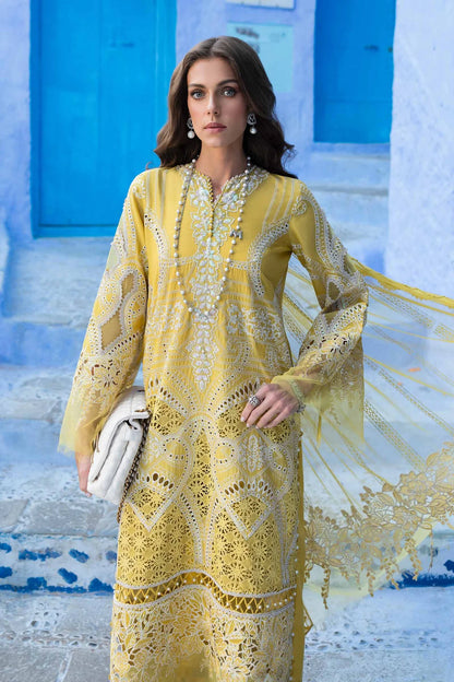 3 Piece Embroidered Lawn Suit | D-2512-A