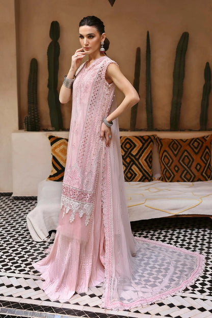 3 Piece Embroidered Lawn Suit | D-2511-A
