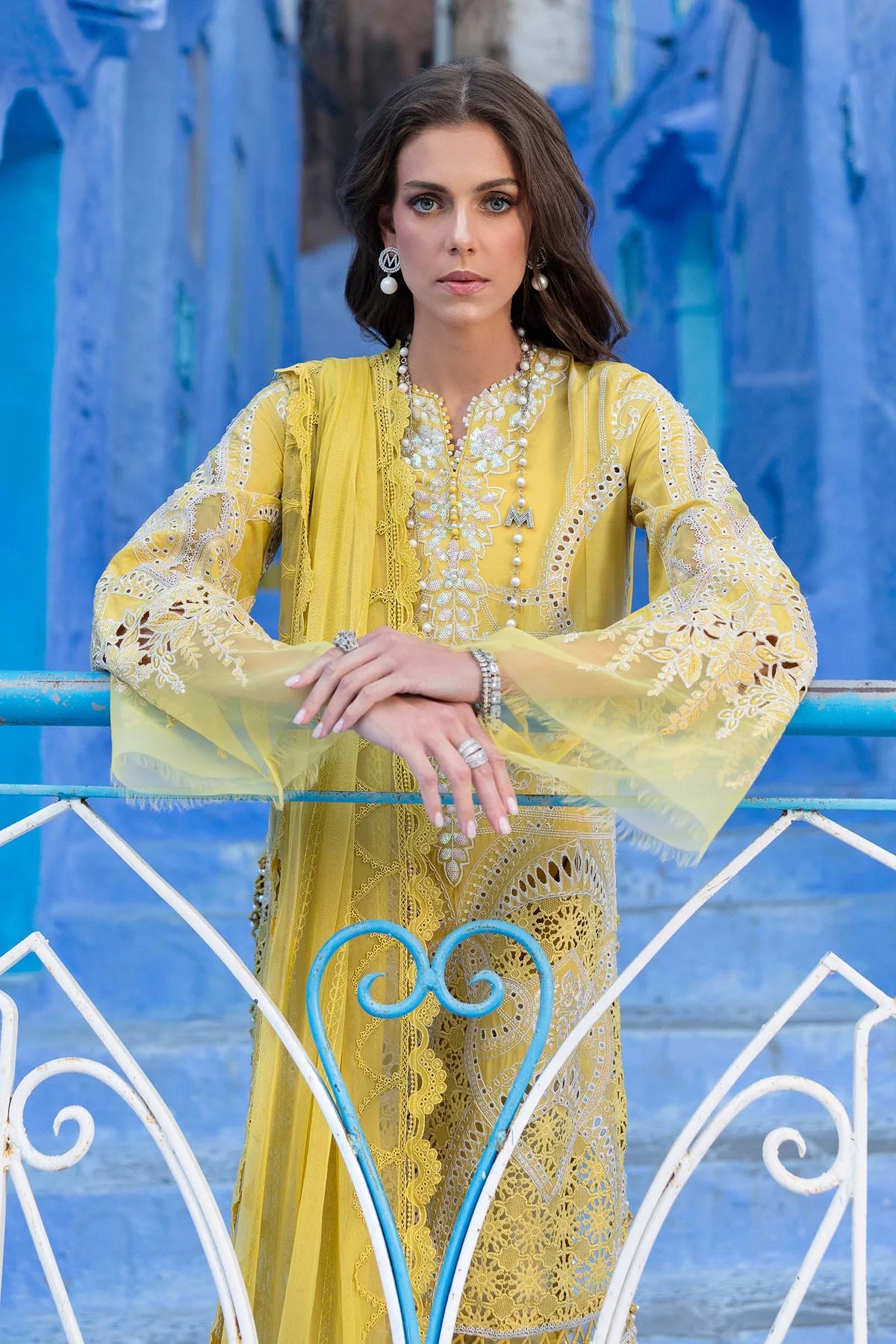 3 Piece Embroidered Lawn Suit | D-2512-A