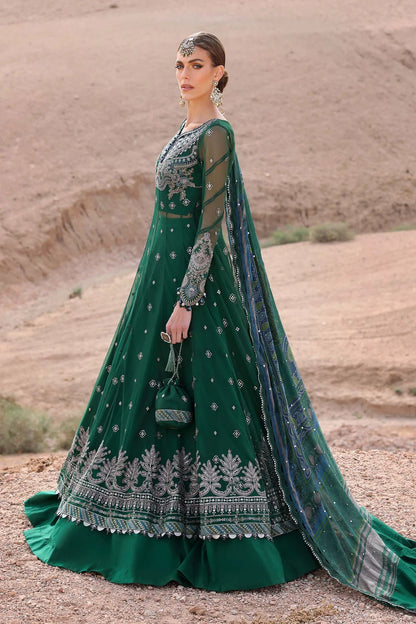 3 Piece Embroidered Net Suit | D-2507-A