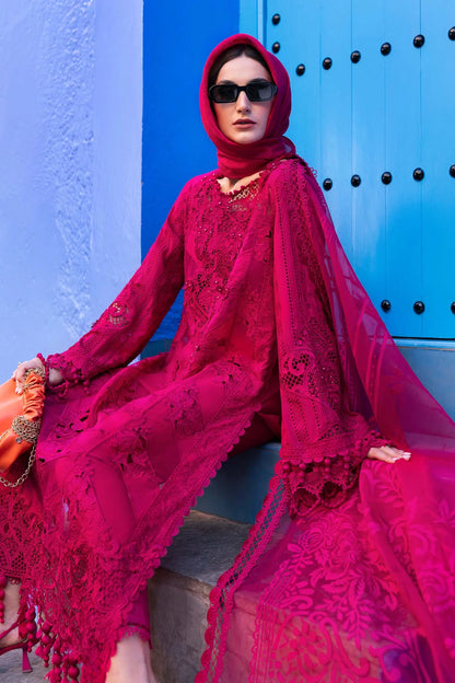 3 Piece Embroidered Lawn Suit | D-2508-A