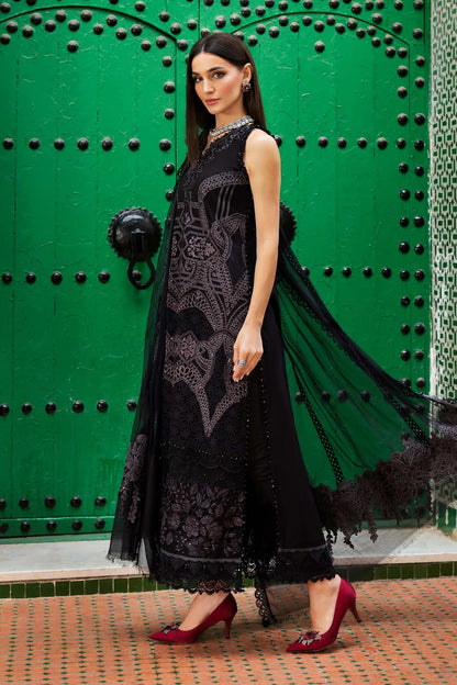 3 Piece Embroidered Lawn Suit | D-2512-B