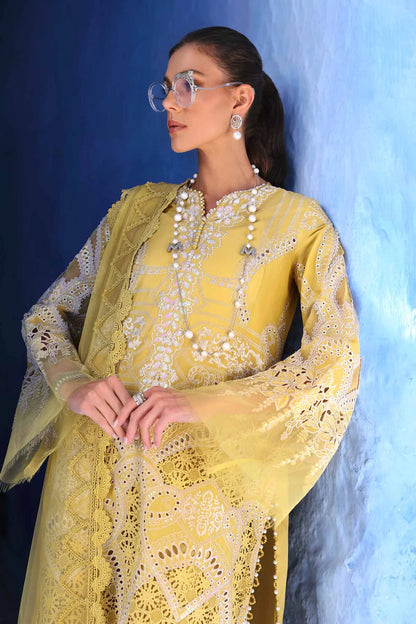 3 Piece Embroidered Lawn Suit | D-2512-A