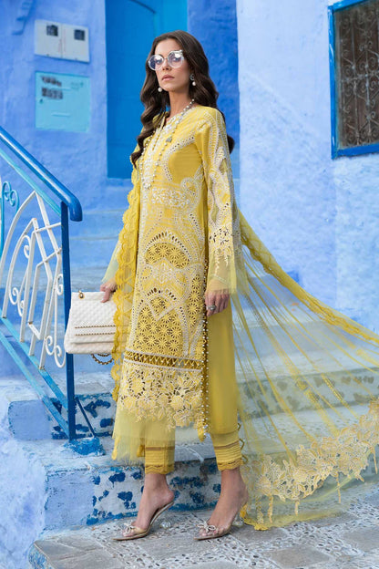 3 Piece Embroidered Lawn Suit | D-2512-A