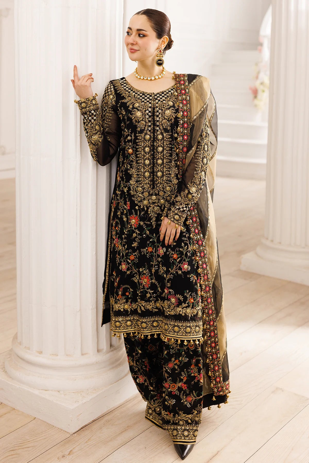 Buy 4-PC Charizma Unstitched Luxury Collection DJ5-03