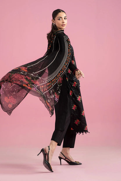 3 Piece Embroidered Lawn Suit | MPS-2601-B