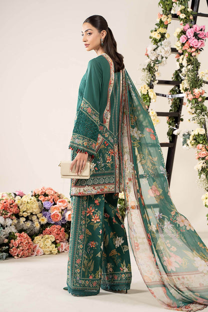 3 Piece Embroidered Lawn Suit | MPS-2610-A