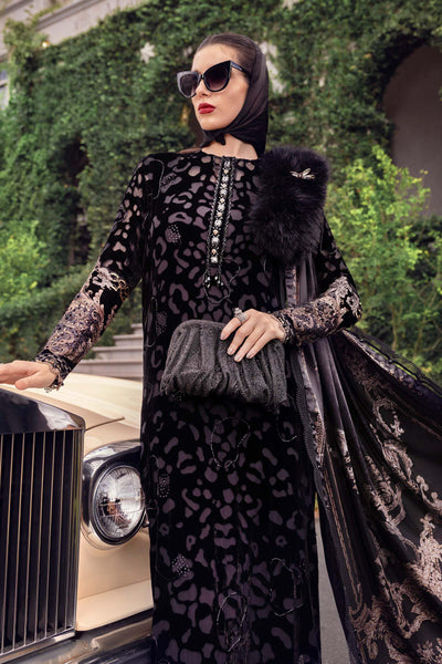 Black And Gold 3 Piece Embroidered Palachi Suit