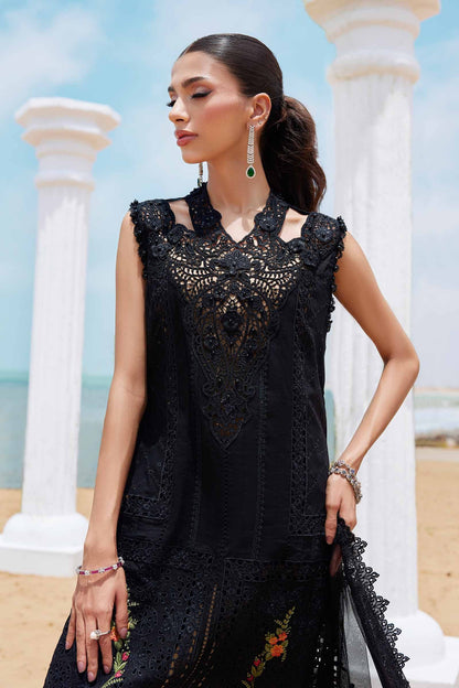 3 Piece Unstitched Embroidered Lawn Suit | EID LAWN-25-01