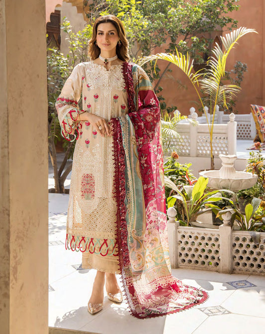 EA-LL-5535 | Elegant Lawn Suit with Embroidered Details – Tayaba