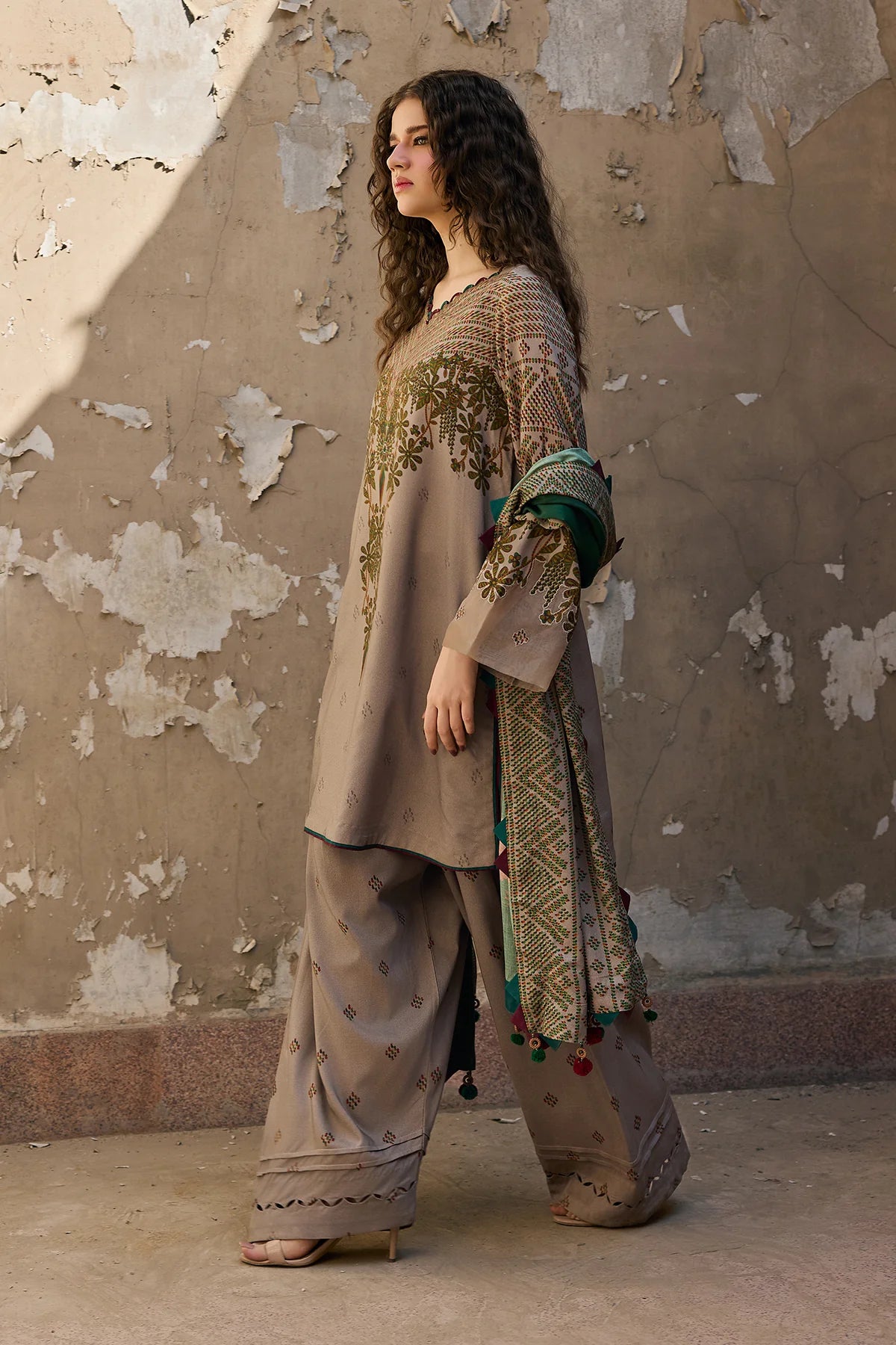 3-PC Unstitched Printed Linen Collection CPW5-19