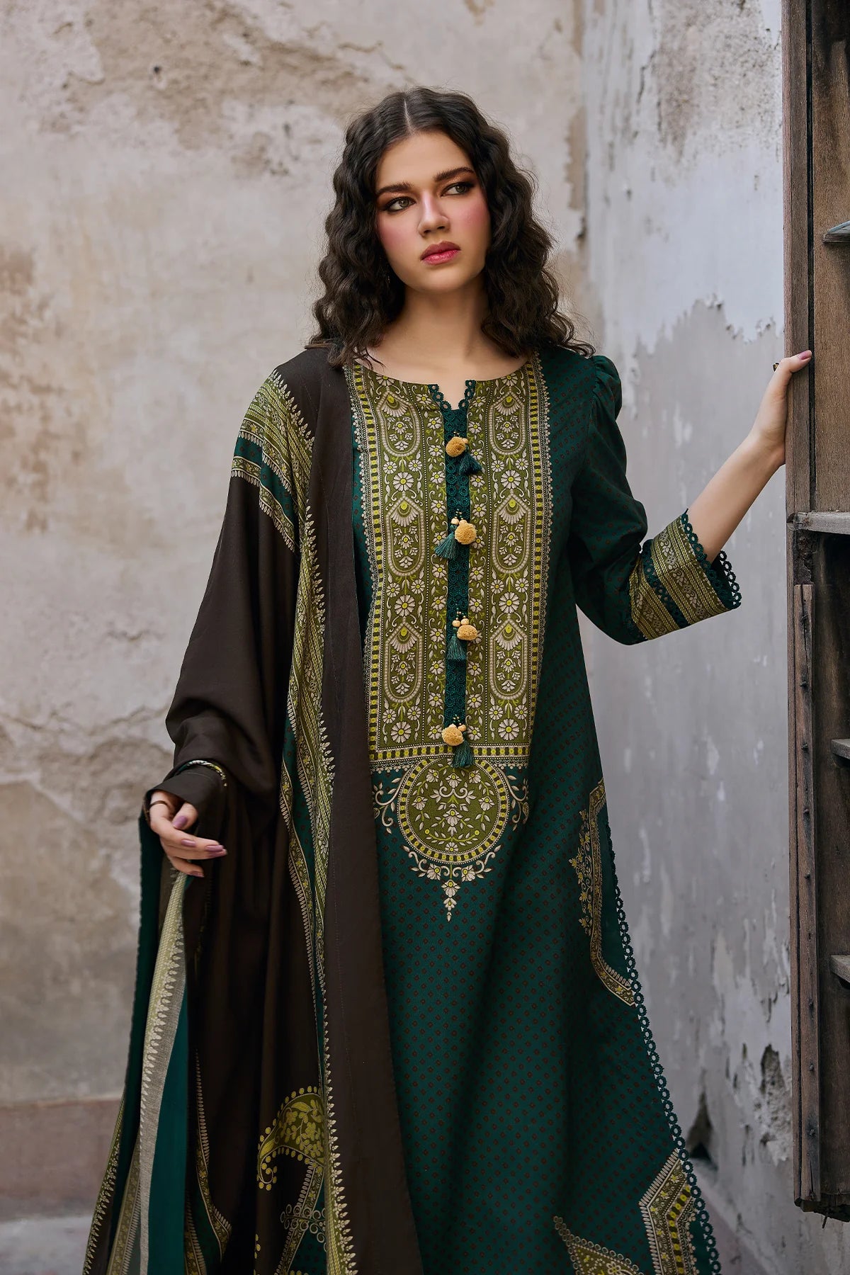 3-PC Unstitched Printed Linen Collection CPW5-24