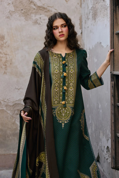 3-PC Unstitched Printed Linen Collection CPW5-24