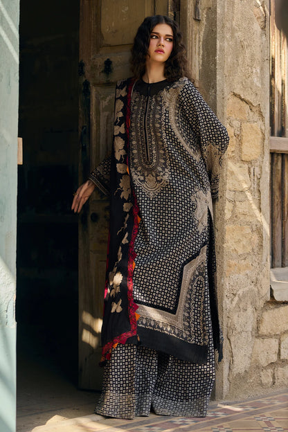 3-PC Unstitched Printed Linen Collection CPW5-22