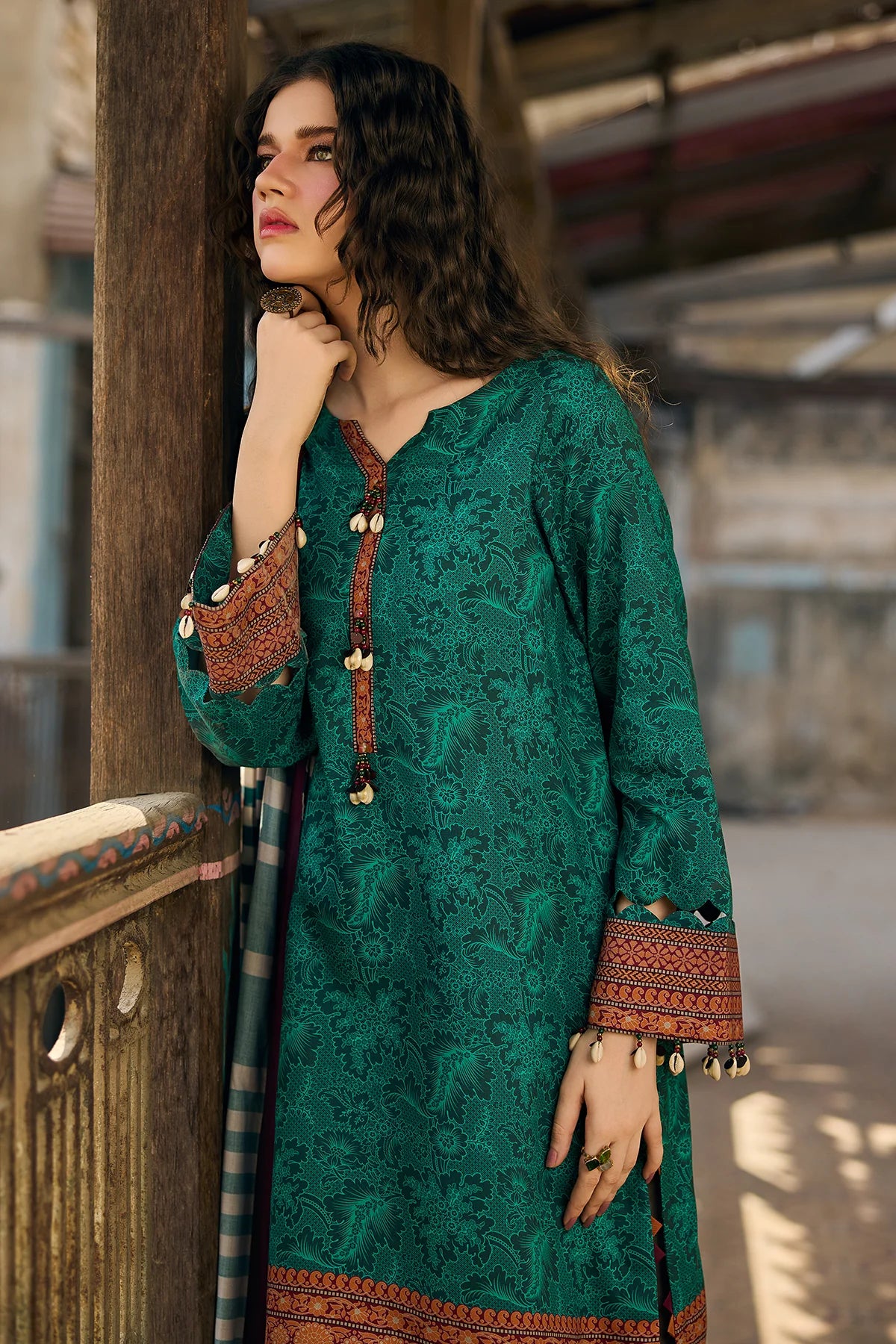 3-PC Unstitched Printed Linen Collection CPW5-20