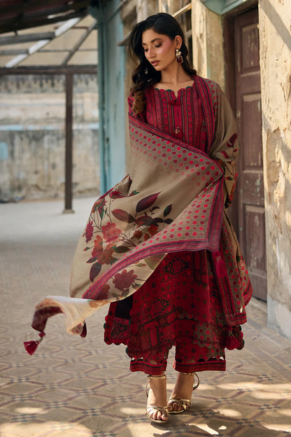 3-PC Unstitched Printed Linen Collection CPW5-23