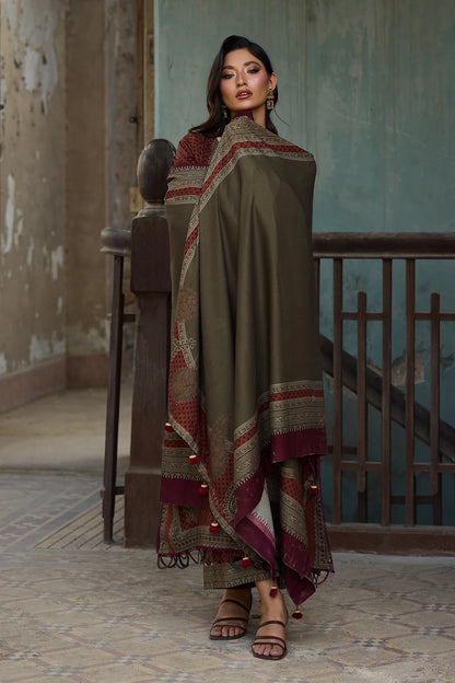 3-PC Unstitched Printed Linen Collection CPW5-25